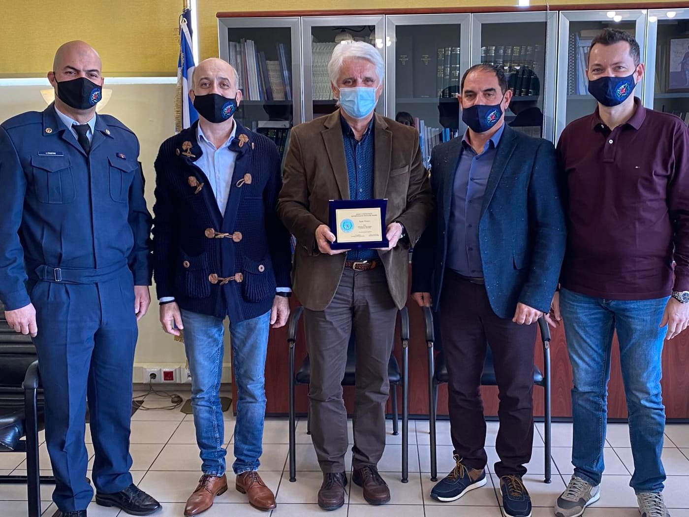 Εθιμοτυπική συνάντηση της Ε.Σ.Π.Ε.ΑΧ. με το Δήμαρχο Δυτικής Αχαΐας κ. Σπύρο Μυλωνά